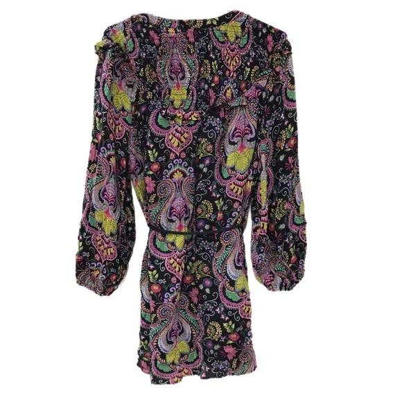 Anthropologie Paisley Purple Bohemian Tunic - Picture 2 of 9